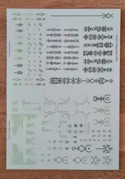 Necron Transfer Sheet - Warhammer 40k - Necron Decals