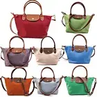HZ-3088 Women's Premium Nylon Flap Top Zip Medium Crossbody Tote Bag