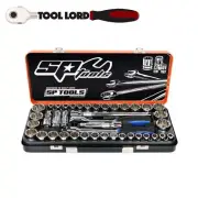 SP Tools 42pce 1/2” Drv Metric and AF Socket Set 10mm-32mm 3/8"-1-1/4" SP20300