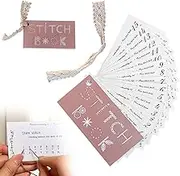Creative Mini Sewing Book - DIY Card Set, Embroidery Stitches, Travel Kit - Elevate Your Skills for Enthusiasts