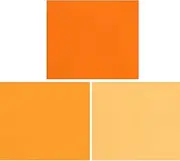 Orange Color Correction Gel Filter Sheet 16x20 inches Kit, Full CTO, 1/2 CTO, 1/4 CTO Photography Lighting gels for Photo Studio Flashlight Led Light