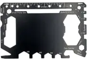 Multitool Card, Multi-Tool Credit Card Tool, Card with Multifunctional 46 Tools
