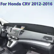 Black Leather Car Dashboard Cover Dash Protector Pad Mat For Honda CRV 2012-2016 (for: Honda)