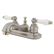 Kingston Brass GKB60.B Restoration 1.2 GPM Centerset Bathroom - Brass