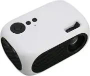 Dpofirs Mini Portable Projector 3000LM with 360 Degree Surround Sound