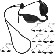 8pcs Soft Eye Protection Masks for Tanning and Sleeping Eye Goggles for Home Office and Travel Use
