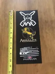 2022 Shot Show Vegas 3 Different Stickers Armalite McMillan And SR Authentic!