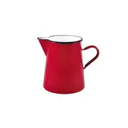 Urban Style Premium Enamel 1L Pitcher Fridge Jug Water/Juice Drink Container Red