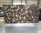 Smoky Quartz Agate Dining Table Top, Quartz Agate Stone Slab Top Decor