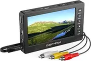 DIGITNOW! HD Video Capture Box 1080P 60FPS USB 2.0 Video to Digital Converter with 5 Inch OLED Screen, AV & HDMI Video Recorder Capture from VCR, DVD, VHS Tapes, Hi8, Camcorder, Gaming Systems