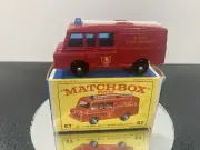 MATCHBOX Lesney Land Rover Fire Truck Series 57 Original Box Kent Brigade NIB