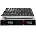 Commercial Electric Mini Pancake Maker Non-stick 50-hole 1800W Adjustable 1-5min