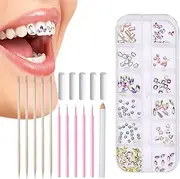 Teeth Gems Crystals | Shining Tooth Crystals Set | Wear-Resistant Art Crafts for Both Beginners and Skilled Beauty Enthusiasts