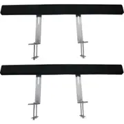 VEVOR Boat Trailer Guide-ons, 1219 mm, 2 PCS Rustproof Steel Trailer Guide ons, Trailer Guides with Carpet-Padded Boards, Mounting Parts Included, for