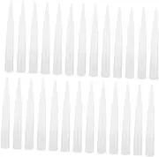 100Pcs Transparent Flower Water Tubes with Picks Holder for Floral Arrangements Flower Mud Inserted Tube Fixator for Weddings and Bouquets