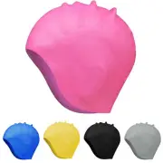Swim Caps For Long Hair Stretchable Pool Silicone Swim Caps with Ear Protection