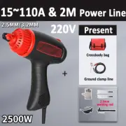 110A Handheld Welding Machine Mini Electric Welding Gun Kit 220V Digital Tool