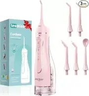 Leominor Water Dental Flosser Pick for Teeth Portable Oral Irrigator Waterproof,