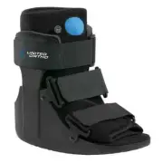 United Ortho Short Air Cam Walker Fracture Boot, Size M, Black