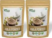 Organic Zing Amla Powder | Gluten-Free & Vegan | Raw Indian Gooseberry Powder | Finely Ground for Hair, Skin & DIY Use | 227g / 8 oz (Pack of 2)