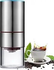 Coffee Bean Grinder, Coffee Bean Grinder with 5 Grind Setting, Rechargeable Mini Coffee Grinder, Conical Coffee Grinders for Home Use/Pour Over/French Press for Herbs, Nuts, Spice Mill