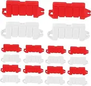 Hohopeti 60Pcs Miniature Traffic Barrier Rc Drift Field Fences Mini Traffic Signs for Realistic Racing Tracks and Drift Scenes Sturdy Road Barriers