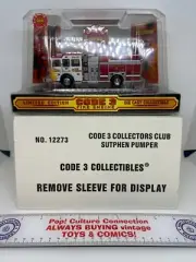 Limited Edition Code 3 Diecast Fire Engine Collector Club Sutphen Pumper 2002