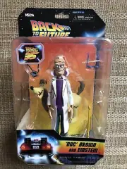 NECA Toony Classics Back to the Future (DOC BROWN w/EINSTEIN) 6" Action Figure
