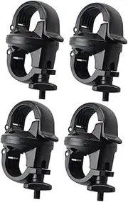 HOODANCOS 4Pcs Bike Torch Stand Rotating Flashlight Mount Skid Cycling Handlebar Bracket for Easy Installation Shockproof Bicycle Light Holder Convenient for Night Riding