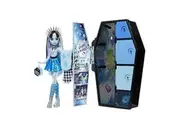 Monster High Skulltimate Secrets Fearidescent Series Doll Accessories Set, Frankie Stein with Dress-Up Locker 19+ Surprises