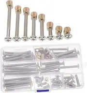 Baby Bed Screw Kit 1 Set Cross Screws and Nuts for Easy Storage and Repairing Needs