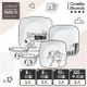 【美國康寧 CORELLE】史努比SNOOPY 環遊世界5件式餐具組-E03