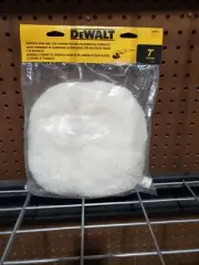 7-Inch Wool Buffing Pad and Backing Pad Combo - High Quality - DeWALT DW4985CL
