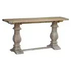 ASTI HAMPTONS RUSTIC HALL TABLE/CONSOLE TABLE SOLID MANGO TIMBER HONEY WASH