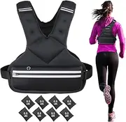 JoyPlus Adjustable Weight Vest, Sport Running Weighted Vest, Strength Training Weight Vest, Weighted Vest Workout Equipment