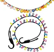 Rubber Duck Rope Mount,Colorful Rubber Bands Rope Holder - Wear Resistant, High Elastic, Automobile Organizer for Face Cover