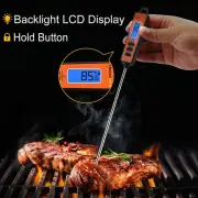 Instant Read Digital Meat Thermometer for Grilling Smoker Long Probe BBQ Smoker