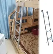 Bunk Bed Ladder Hook-on Bunk Bed Ladder for Rv Trailer, Metal Frame Step Ladder - 116cm/ 130cm/ 140cm/ 150cm, Motorhome Dorm Loft Replacement Ladder (Size : 130cm/50)