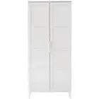 Tenley 5 Tier 2 Door Multipurpose Storage Pantry Cupboard - White