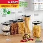 Airtight Food Storage Containers With Lids BPA Free Jar Kitchen Pantry Organiser