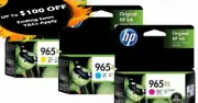 3x HP Genuine #965XL Cyan/Magenta/Yellow Ink for Officejet 9028/9020e/9012e/9010