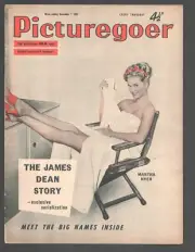MAG: Picturegoer 12/7/1957-Martha Hyer cover- James Dean Story-Jeff Chandler-...