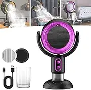 Generic Portable Smoke Air Purifier, Blaze Filter Fan for Smoking, PuffHide Purifier, Smoke Away Purifier Fan, Rechargeable, Purple, HEPA Filter, Smooth Finish, Compatible with USB Power Sources