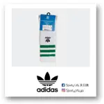 【SL美日購】ADIDAS ORIGINALS ROLLER SOCKS 三葉草 白底綠 長襪 襪子 休閒襪EX3530