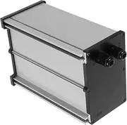 BAZEITFLOW Battery Organizer Fireproof Battery Organizer Storage Case Battery Organizer Storage Box Waterproof Battery Holder Box with Cover Silver