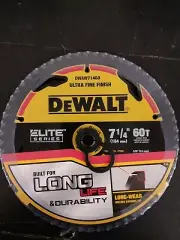 DeWalt DWAW71460 60 Tooth 7 1/4” Fine Finish Circular Saw Blade