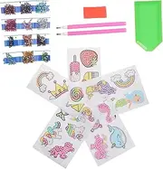 LALADEFIEE DIY Diamond Stickers Kit for Boys and Girls Unicorn Theme Art Stickers 1 Set Adhesive Gems Sheets