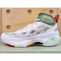 在飛比找蝦皮購物優惠-Nike Air Jordan 37 PF CNY 白綠 籃