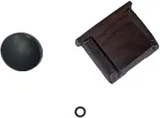 [LXH] W11BK Convex Wood Soft Release Button Finger Touch + Wood Hot Shoe Cover Cap for Fujifilm X-E3,X-PRO2/1,X-T2,X-E2S,X10/20/30,X100T,X100,X100S,X100F,X-E1,X-E2 SXT-2,X-T10/20 (Black)