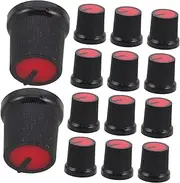 AKOOSY 50pcs Volume Knob Switches for Electric Guitar Repair Parts Wh148 Plastic Volume Control Knobs Stylish Blossom Design Easy to Use
